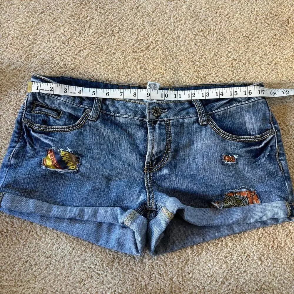Vintage mudd blue denim shorts